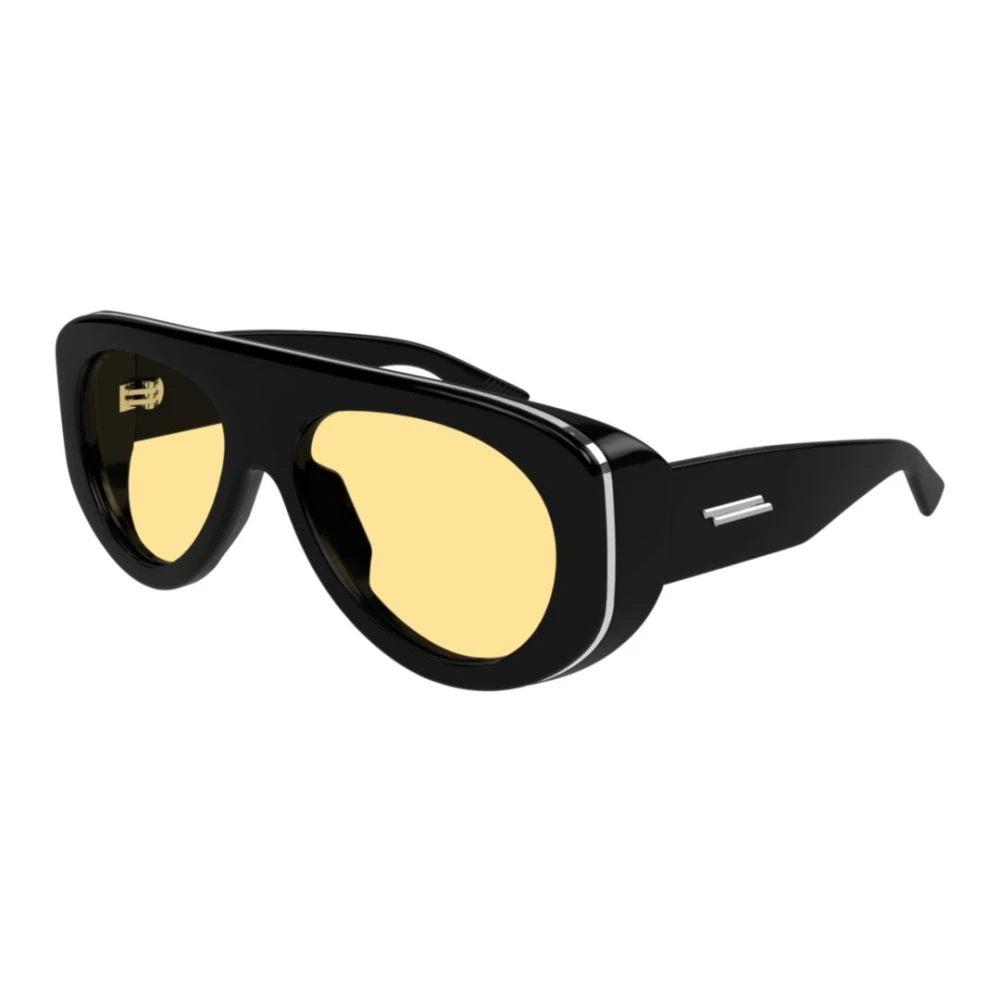 Bottega Veneta Unisex Black Sunglasses, 58 Mm, Bv1362s Shield Sunglasses