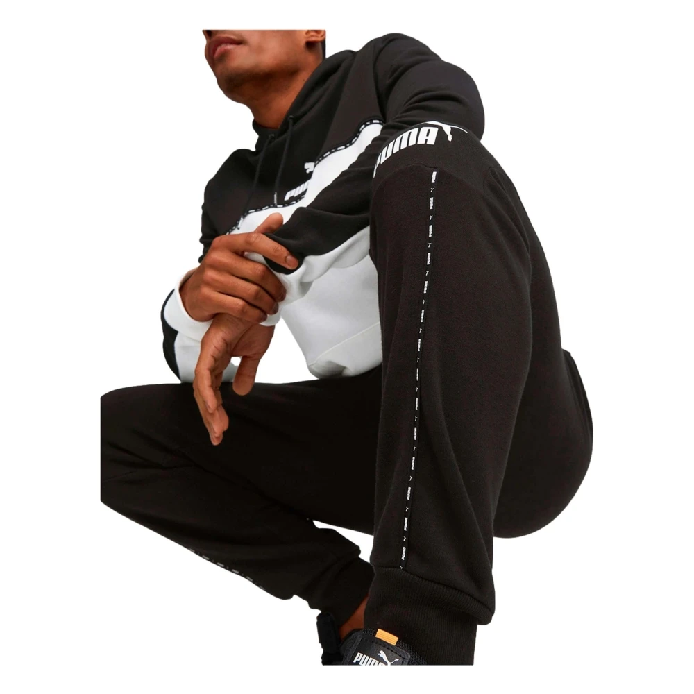 Puma Ess Block X Tape Sweatpants Lange broek Black Heren