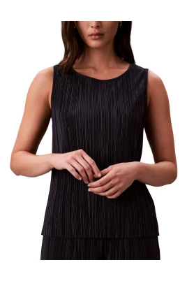Plisse Tank Top