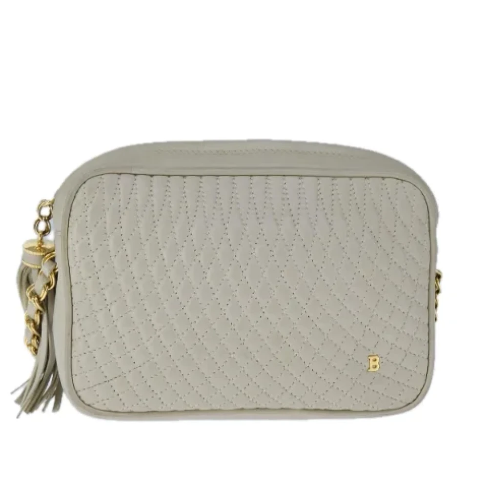 Bally Pre-owned Leather shoulder-bags Beige Dames