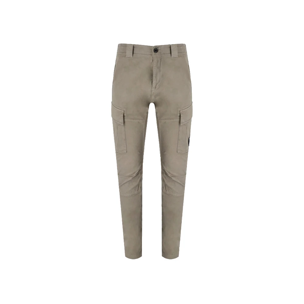 C.p. Company Men's Gray Stretch Sateen Cargo Trousers - Slim-Fit Trousers - 2XS - Trousers