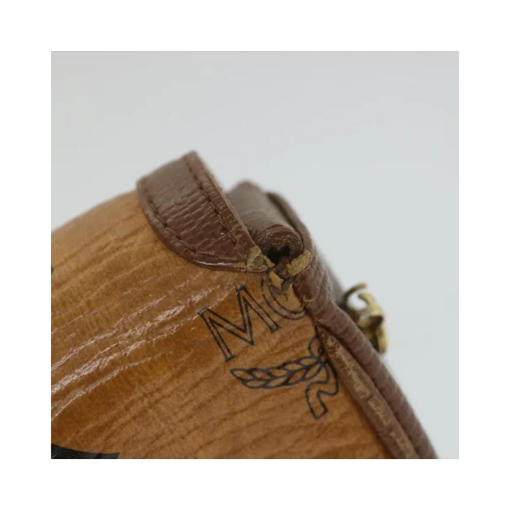 MCM Pre-owned Leather shoulder-bags Brown Dames