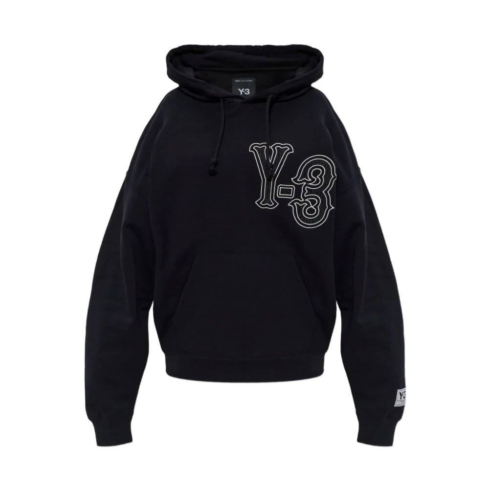 Y-3 Men's Black Hoodie - Hoodies - M - Sweatshirts & Hoodies