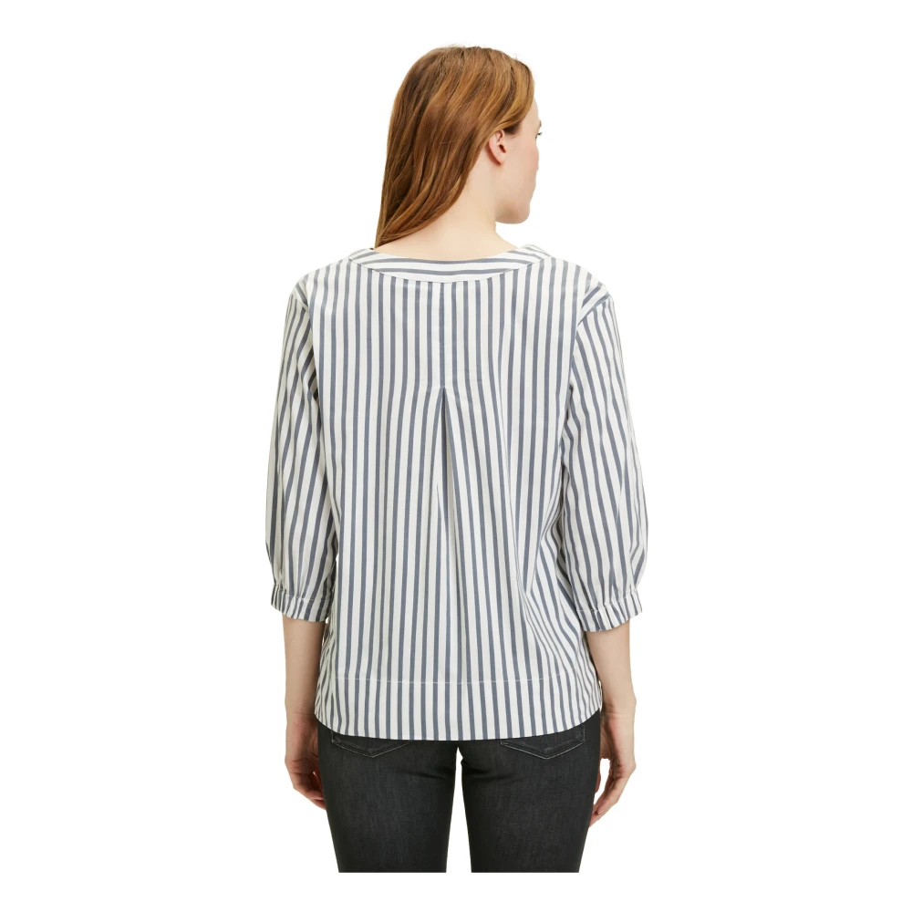 Betty & Co Gestreepte blouse met 3 4 mouw Multicolor Dames