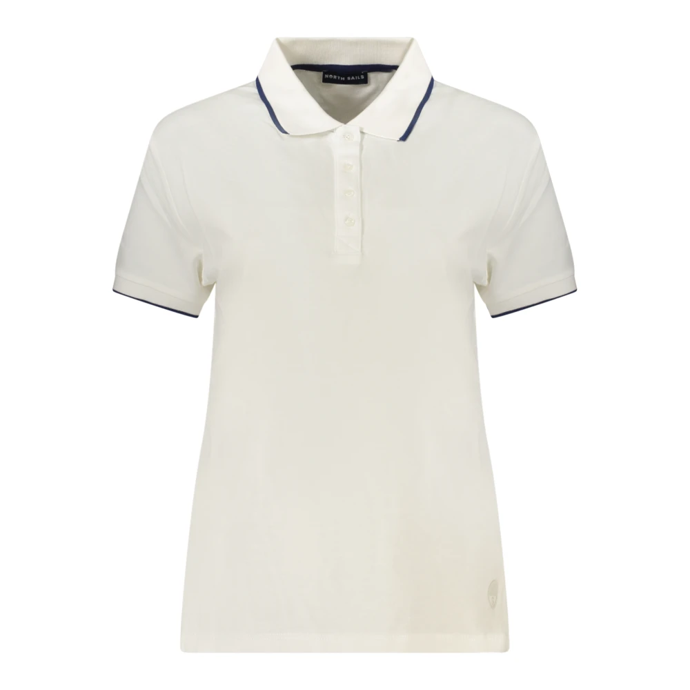 North Sails White Polo Shirts, Female, L, Round-Neck Knitwear