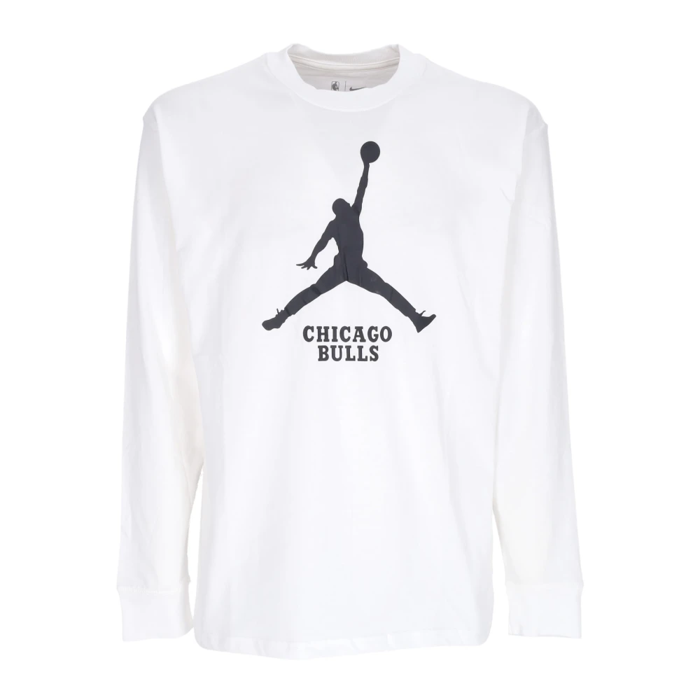 Jordan NBA Essentials Longsleeve T-shirt White Heren