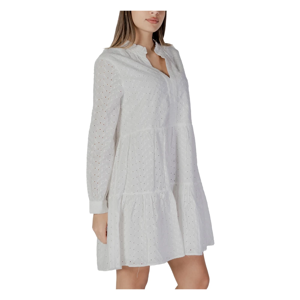 b.Young Lente Zomer Katoenen Jurken Collectie voor vrouwen White Dames