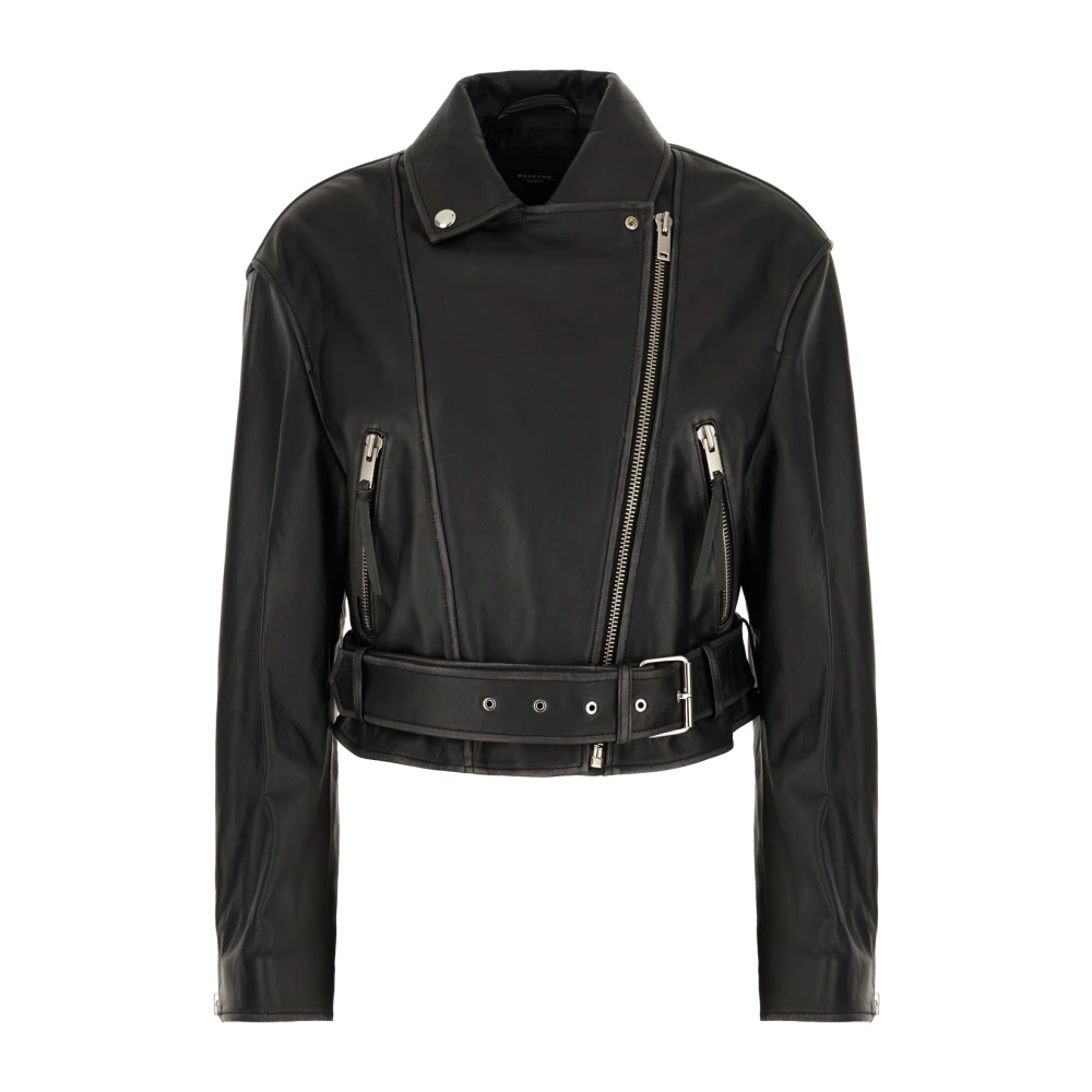 Jackets > Leather Jackets - - Weekend Max Mara - Modalova