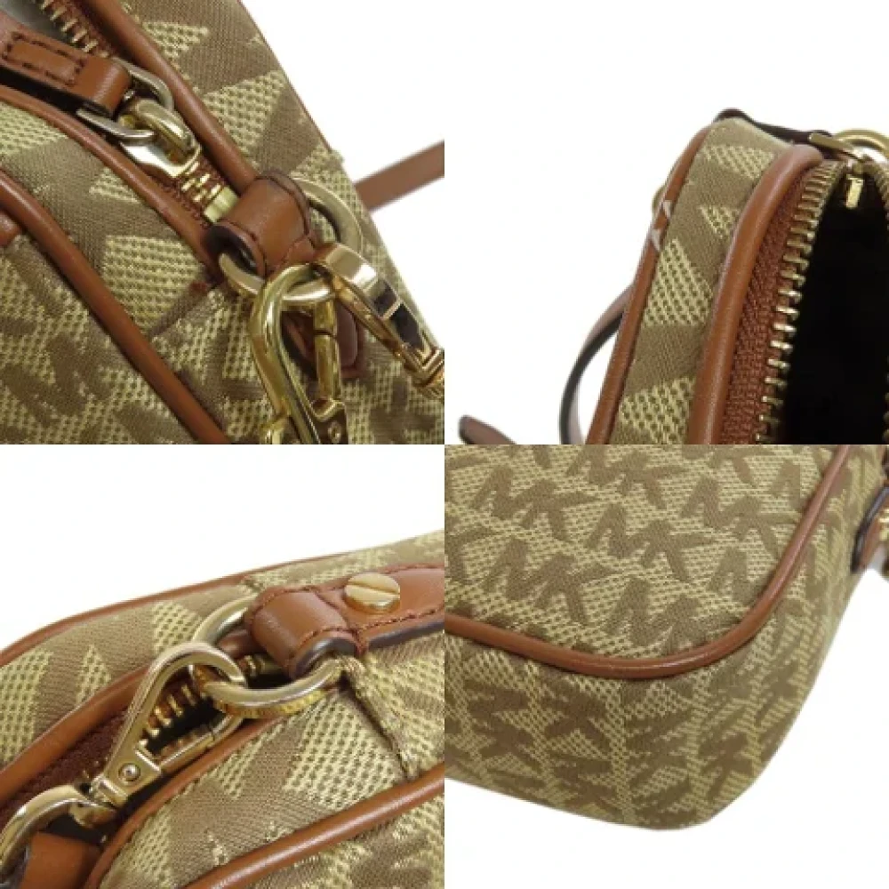 Michael Kors Pre-owned Canvas shoulder-bags Brown Dames