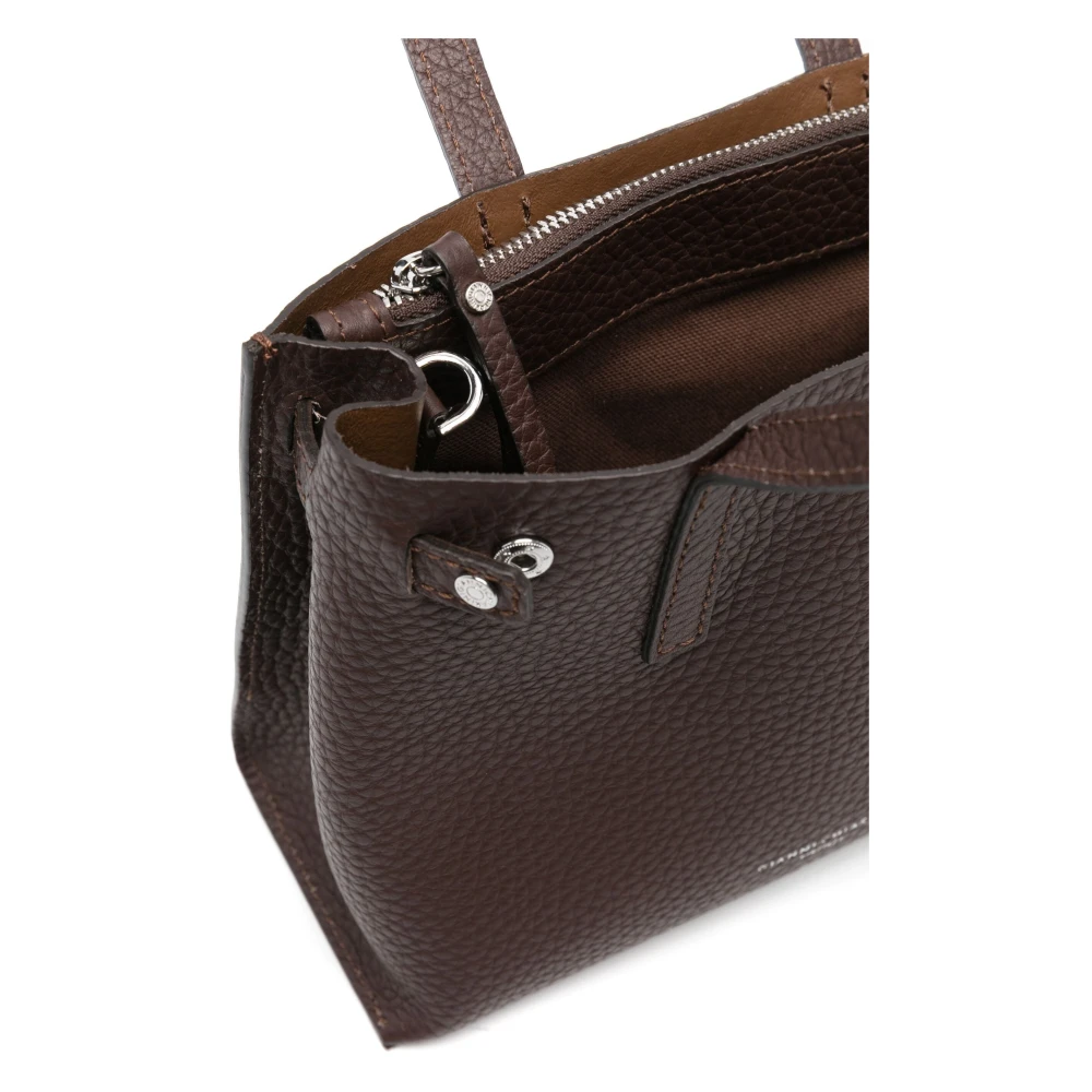 Gianni Chiarini Altea leren tote bag Brown Dames