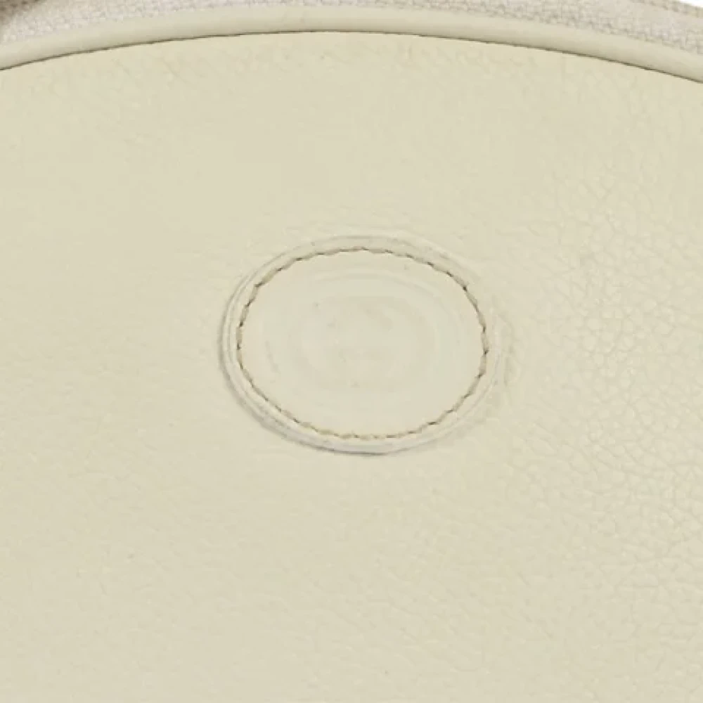Gucci Vintage Pre-owned Leather shoulder-bags White Dames