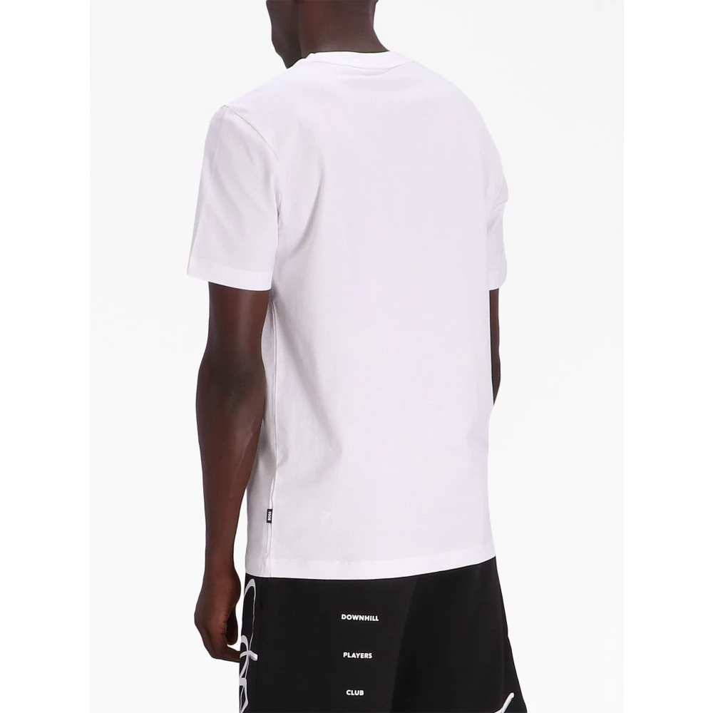 Hugo Boss Witte Jersey Shirt White Heren