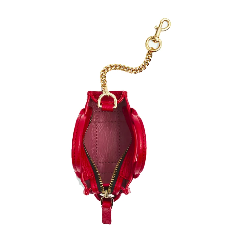 Marc Jacobs Rode Leren Tote Tas Red Dames