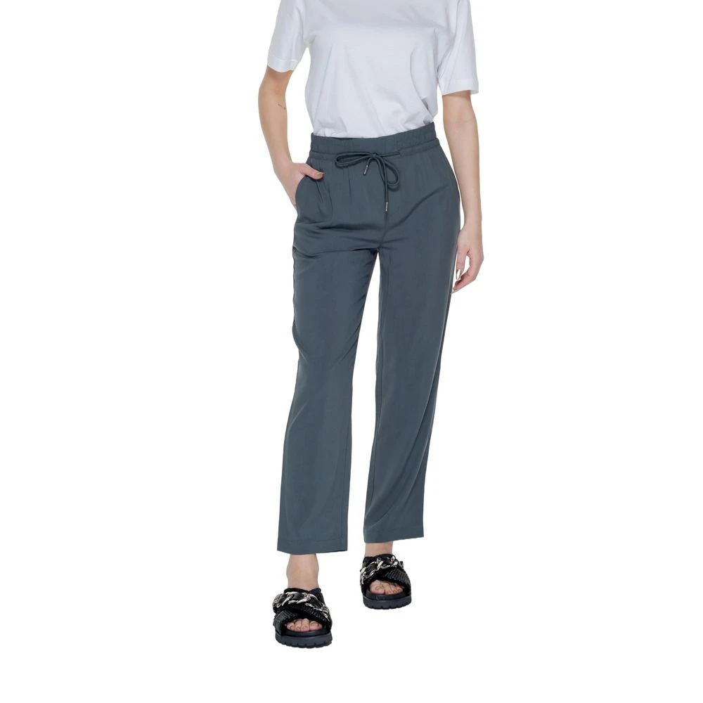 Street One Groene Viscose Jeans & Broek Blue Dames