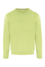 Gelber Kaschmirpullover