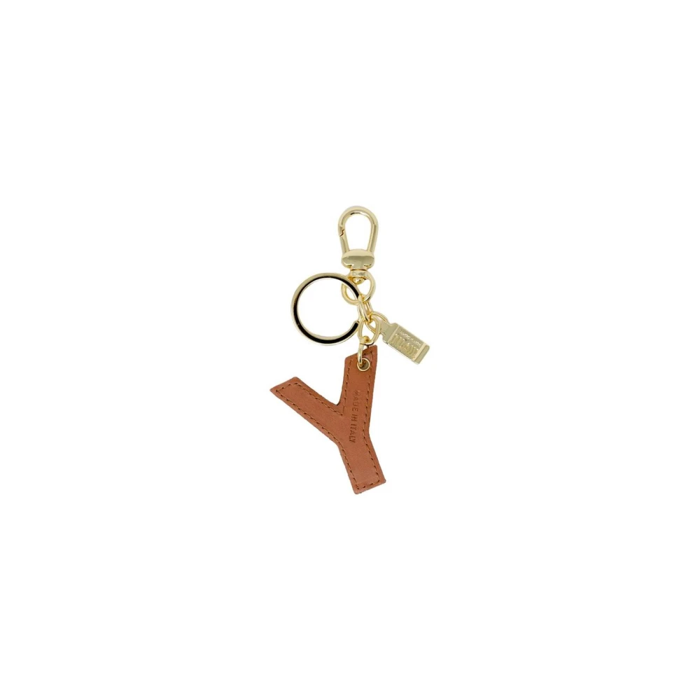 Alviero Martini 1a Classe Geo Map Style Sleutelhanger Beige Dames