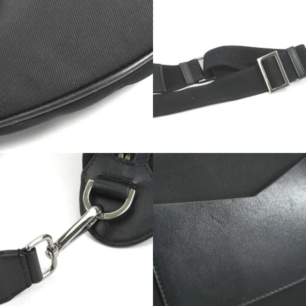 Jimmy Choo Pre-owned Nylon crossbody-bags Black Dames
