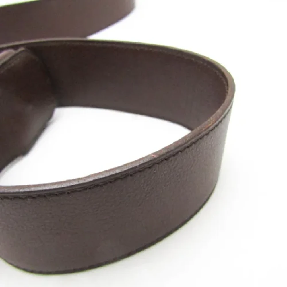 Hermès Vintage Pre-owned Leather belts Brown Heren