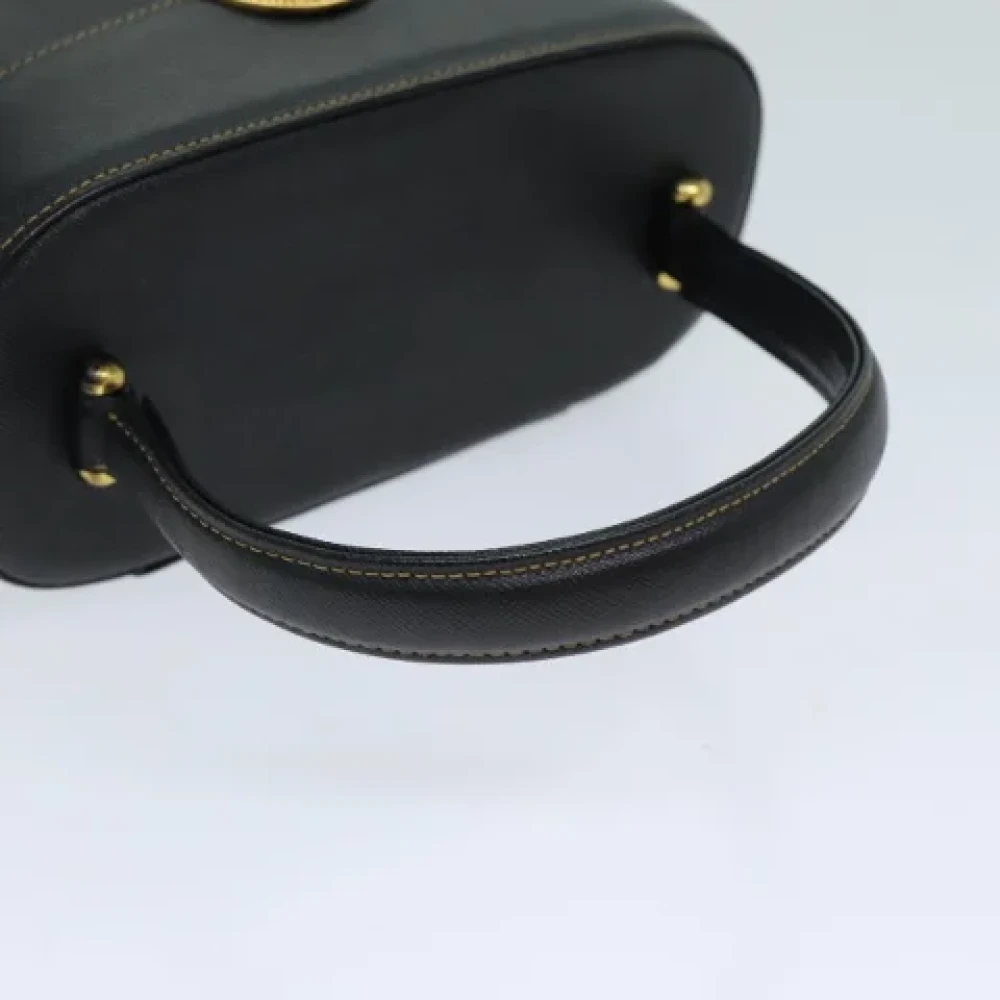 Valentino Vintage Pre-owned Leather handbags Black Dames