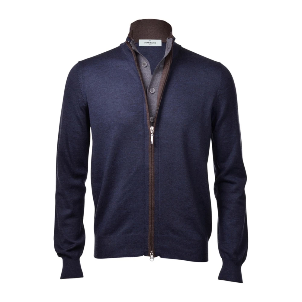 Paolo Fiorillo Capri Stijlvolle Sweaters Collectie Blue Heren