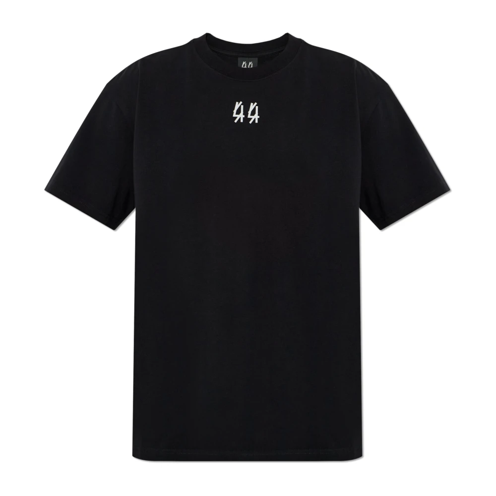 44 Label Group Men's Black T-Shirts, S, Logo T-Shirt