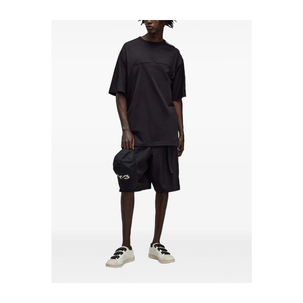 Y-3 Zwart T-shirt en Polo Black Heren