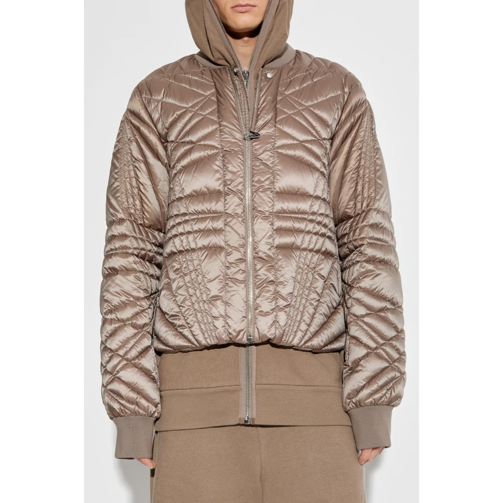 Rick Owens Megapenta Flight Down Bomber Jacket Brown Unisex