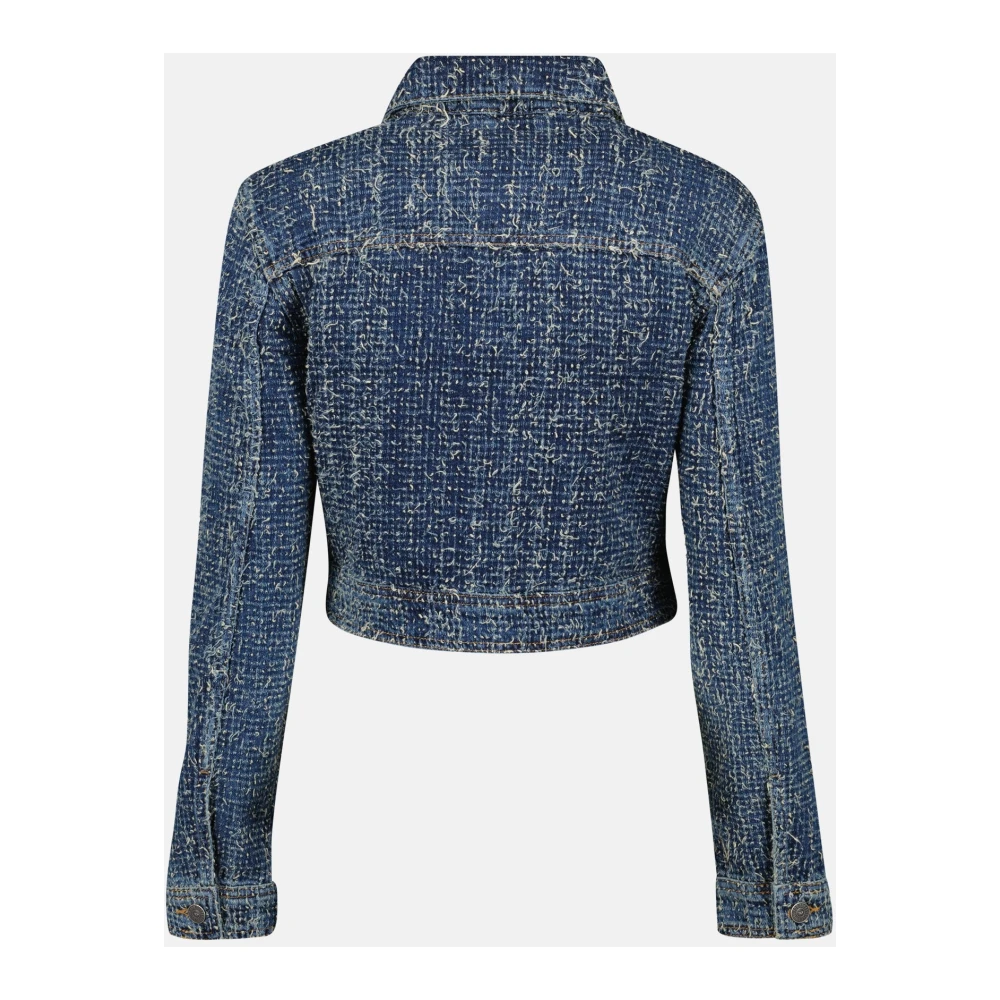 Diesel Denim jas Herfst-Winter 2024 Vrouwen Blue Dames