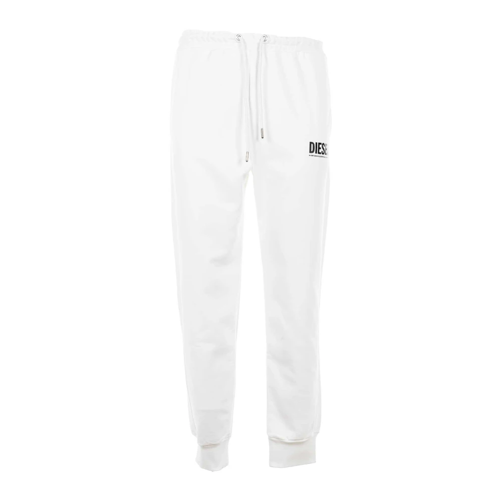 Diesel Heren Logo Broek White Heren