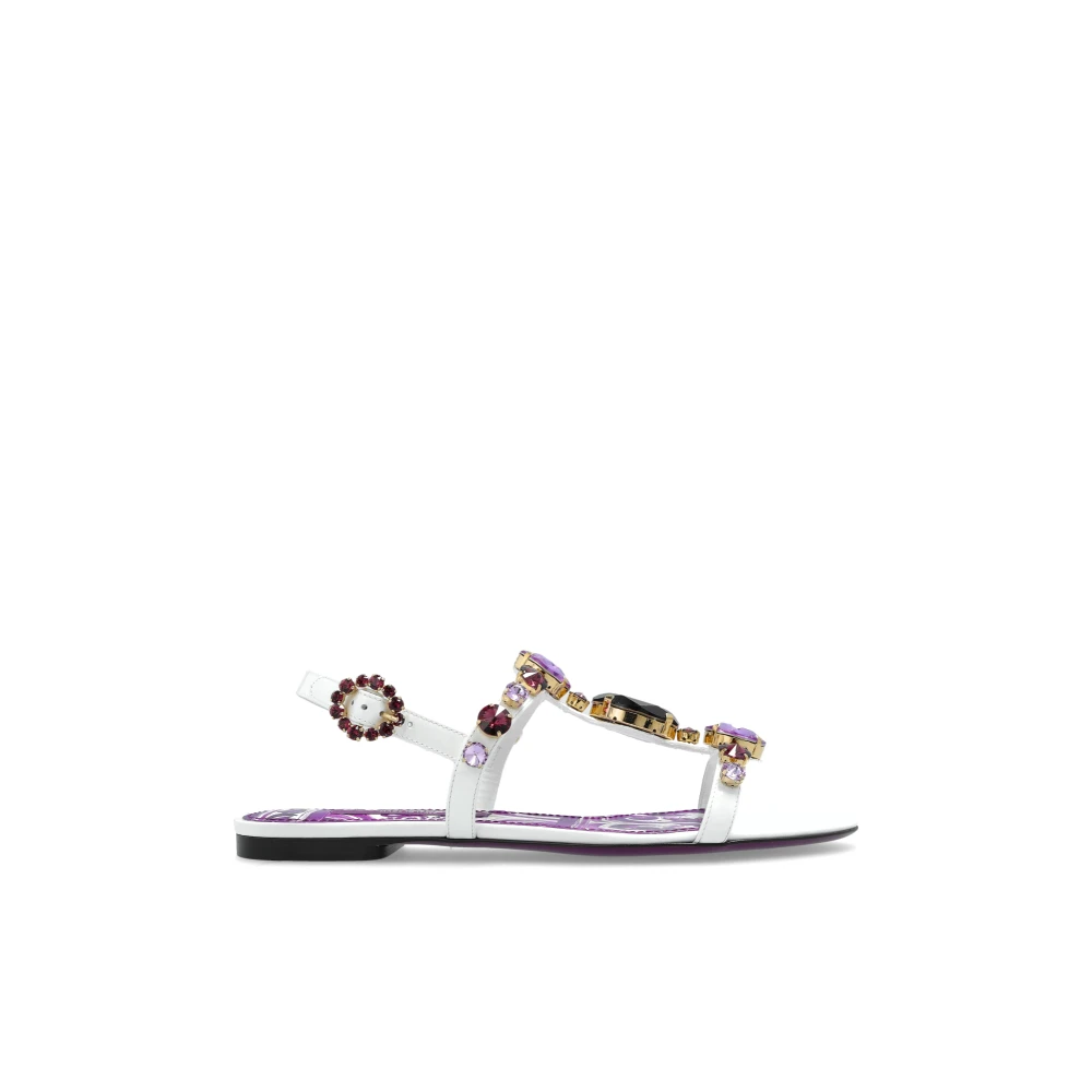 Dolce & Gabbana Damen Weiß Schuhe, 38 Eugröße: