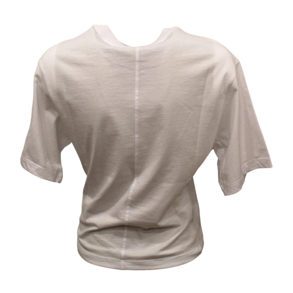 Gaëlle Paris Korte Mouw T-shirt Beige Dames