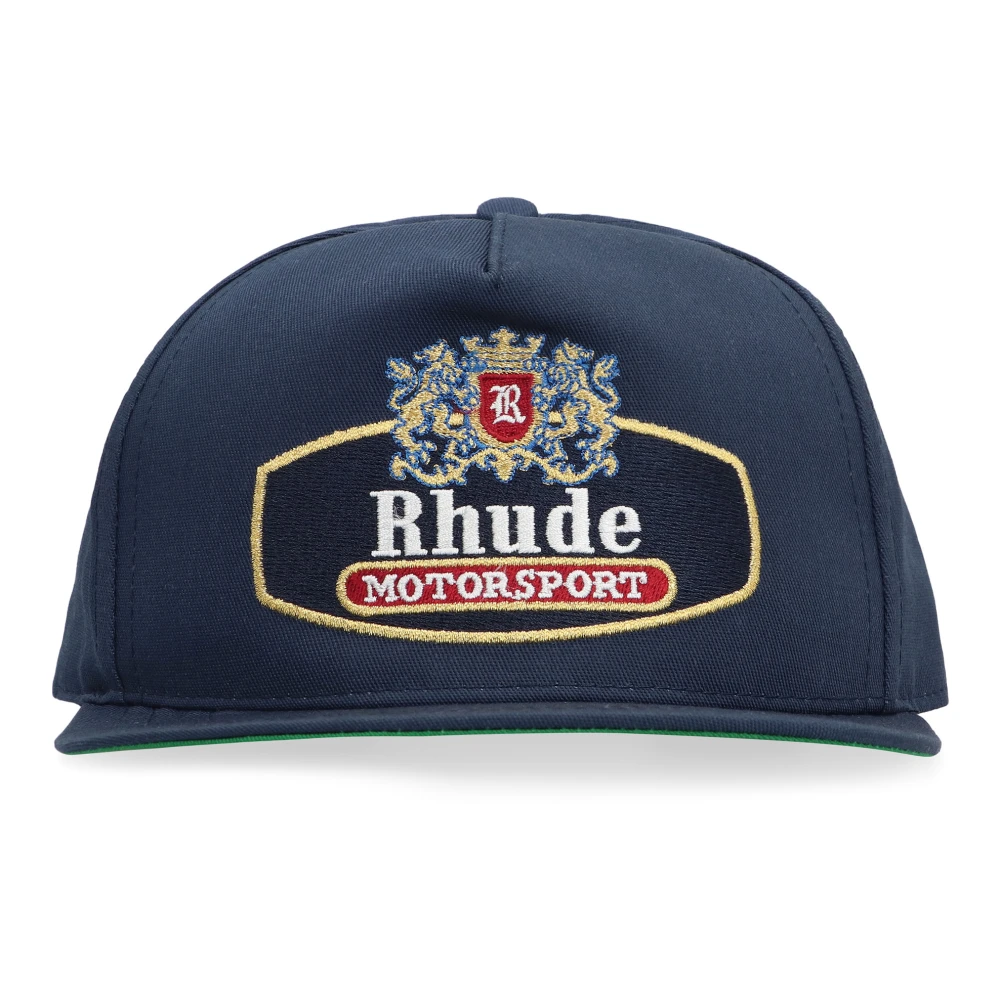 Rhude Baseballpet met Platte Klep Blue Heren