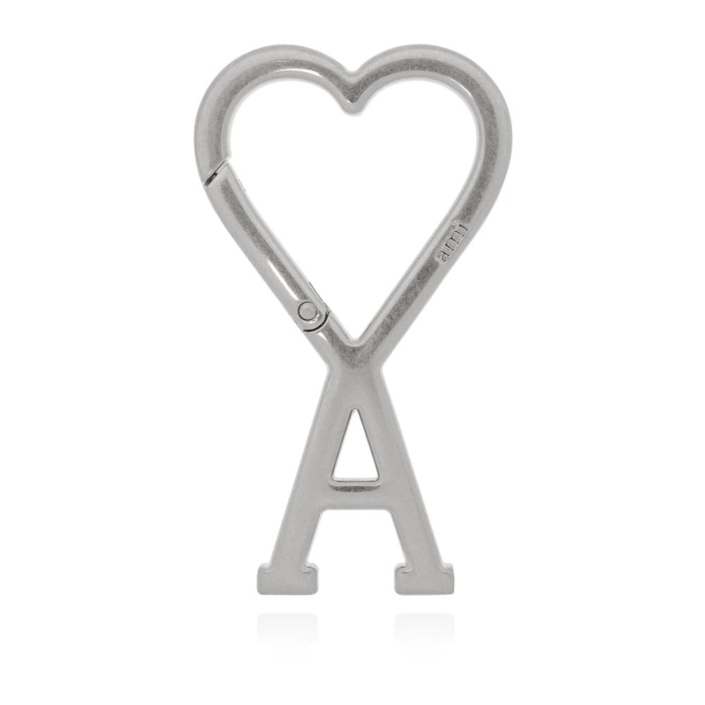 Ami Paris Unisex Grigio Accessori, Taglia Unica, New,