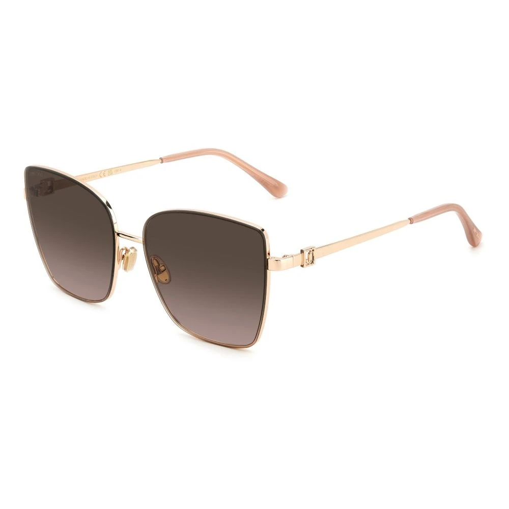 Jimmy Choo Vrouw Geel Accessoires Dames, One Size, Multicolor Metalen Zonnebril