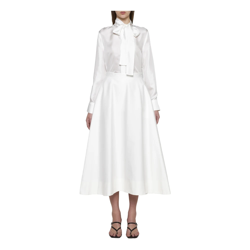 Blanca Vita Elegant Skirts Collection White Dames