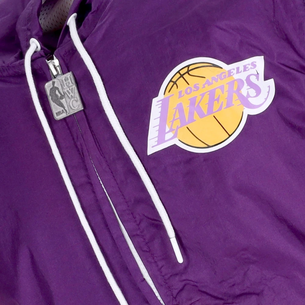 Mitchell & Ness NBA Paarse Windbreaker Jas Purple Heren