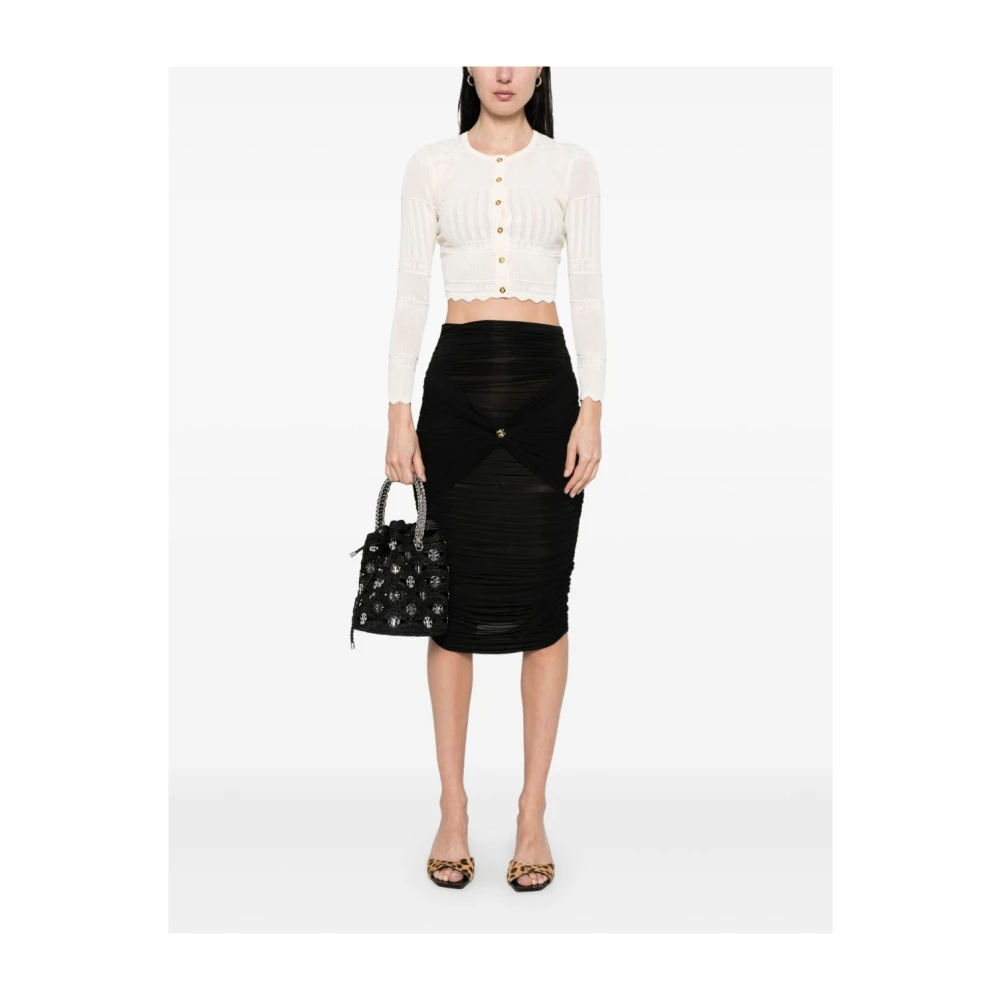 Elisabetta Franchi Stijlvolle Sweater Collectie Yellow Dames