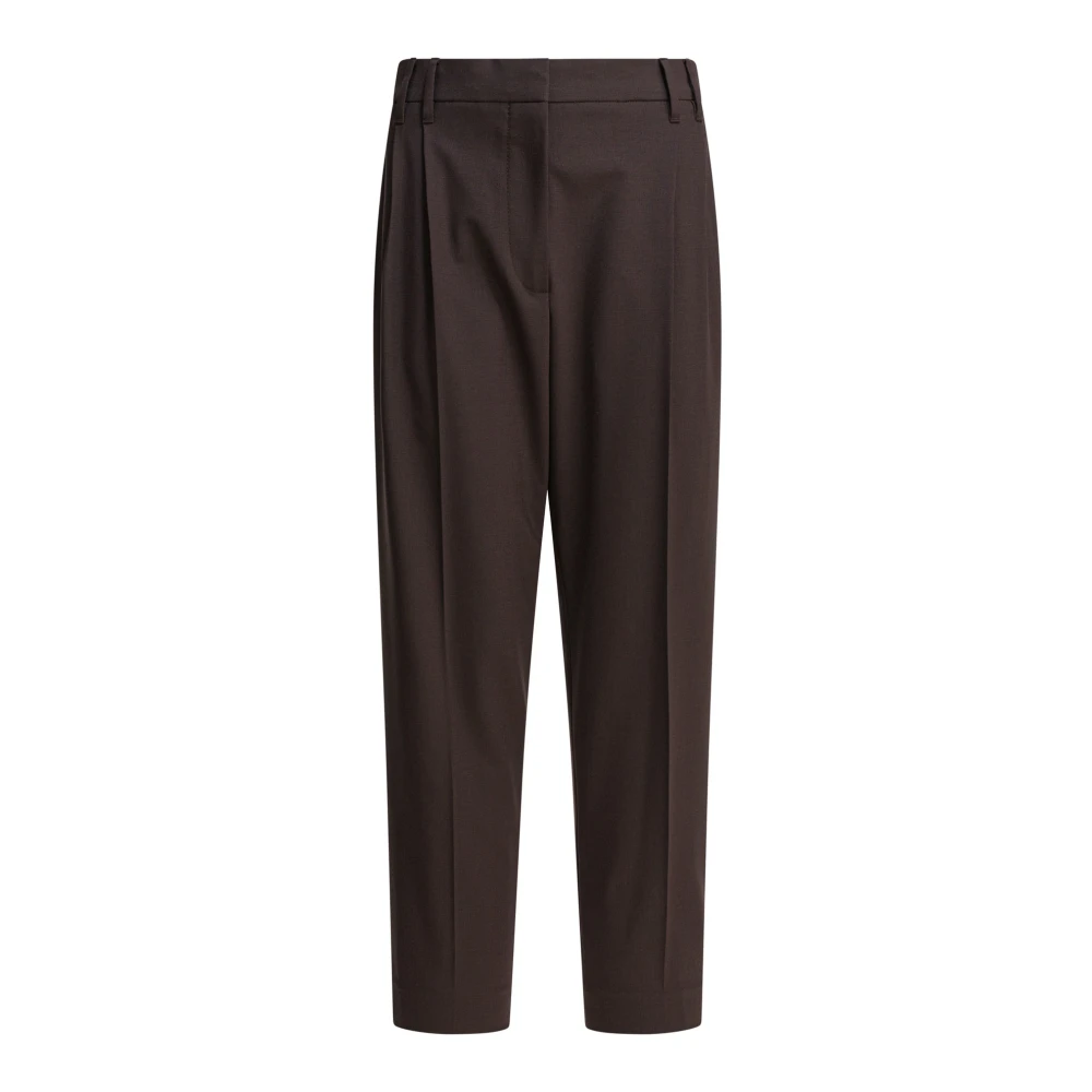 Trousers > Wide Trousers - - Brunello Cucinelli - Modalova