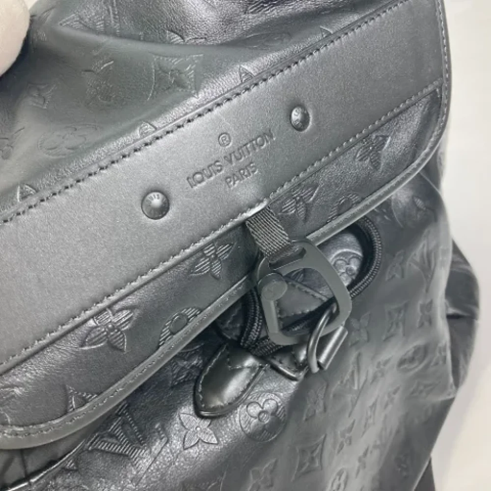 Louis Vuitton Vintage Pre-owned Leather shoulder-bags Black Dames