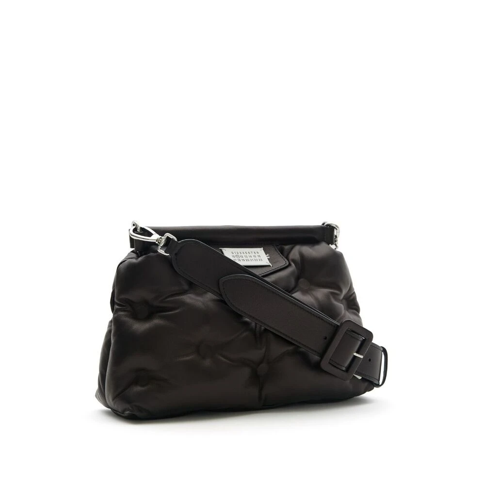 Maison Margiela Gewatteerde Zwarte Leren Heuptas Black Heren