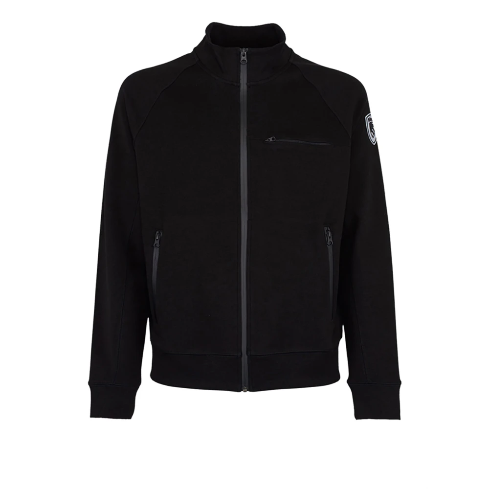 Blauer Hombre Negro Sudaderas, Talla: S