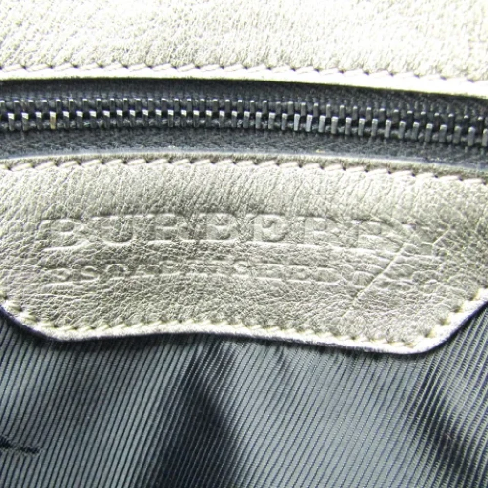 Burberry Vintage Pre-owned Leather handbags Brown Dames