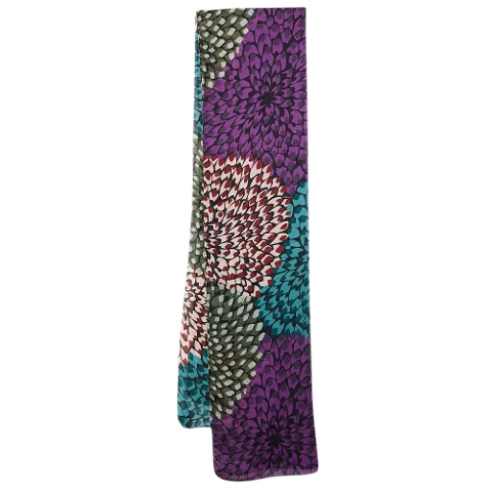 Missoni Pre-owned Silk scarves Multicolor Dames