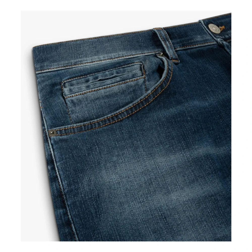 Dondup Donkerblauwe Slim Fit Denim Blue Heren