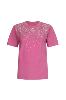 T-shirt med ädelstenar