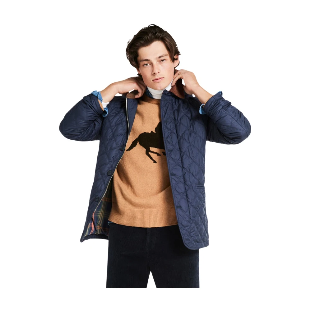 Brooks Brothers Marineblauw Polyester Jack Blue Heren
