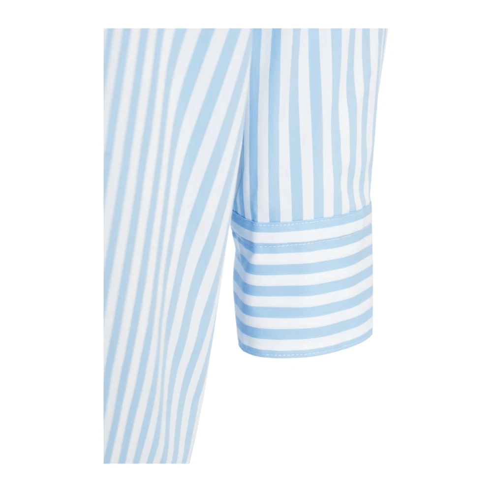 Jucca Gestreepte overhemdjurk Blue Dames