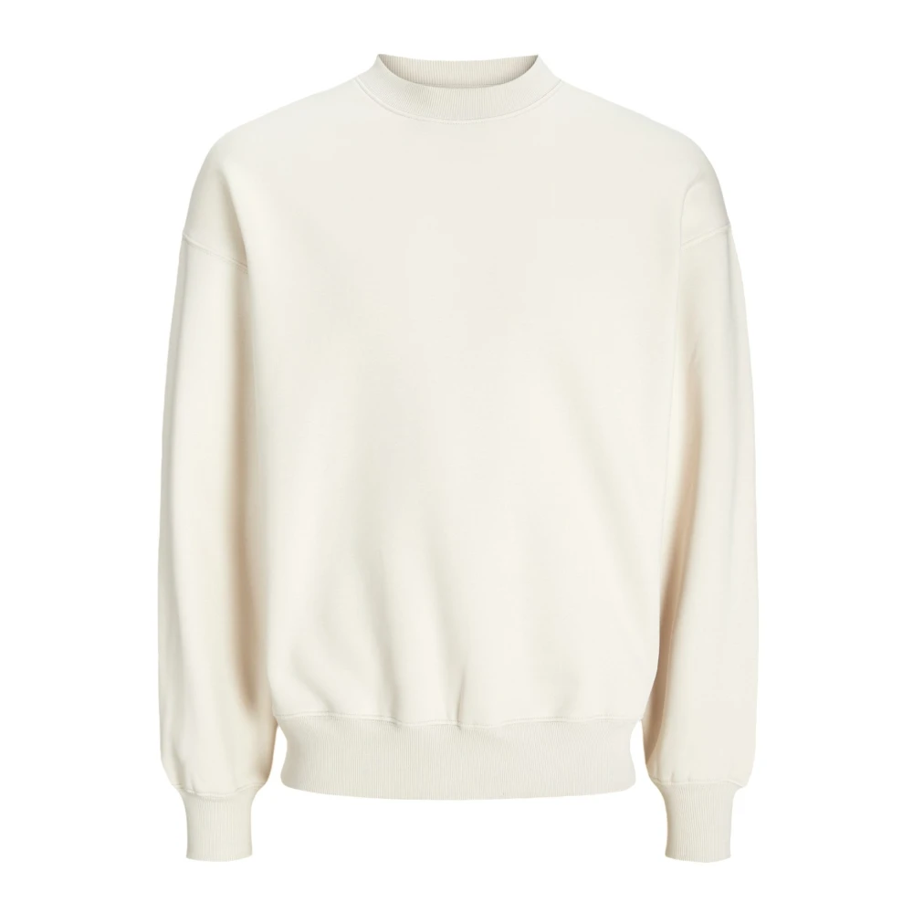jack & jones Beige Sweatshirt Lange Mouwen Herfst Winter Beige Heren