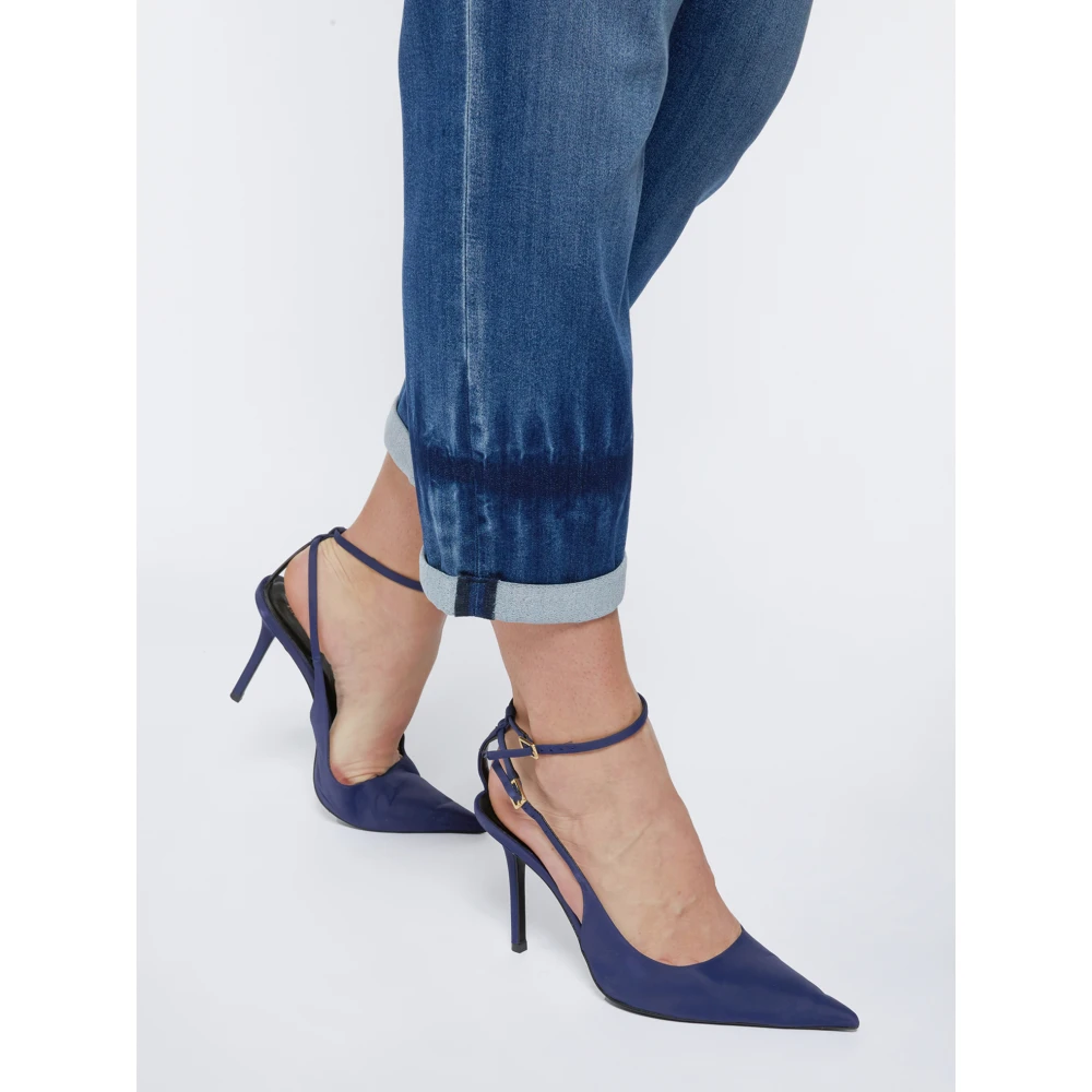 Fiorella Rubino Batik Slim Girl Fit Jeans Zaffiro Blue Dames