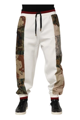 Patchwork Jogger Pants